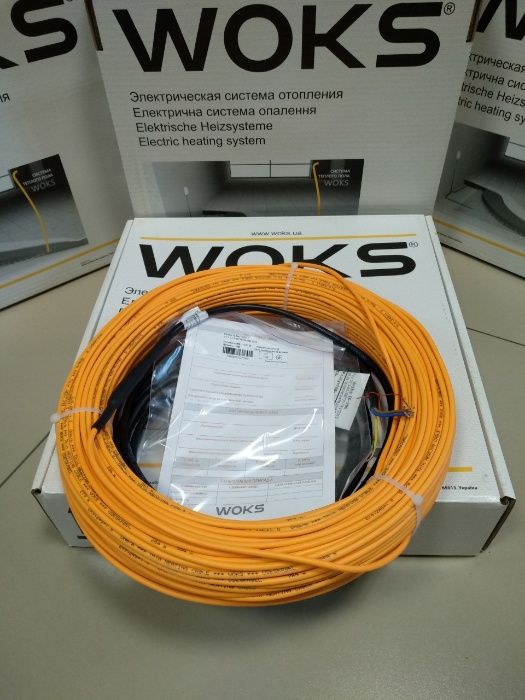 Электрический кабель теплый пол одескабель Woks 10 Woks 18 Woks 17