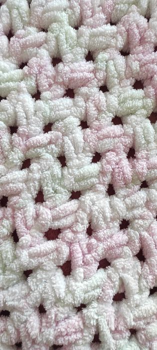 Kocyk pleciony dla noworodków, 85 x 85 cm