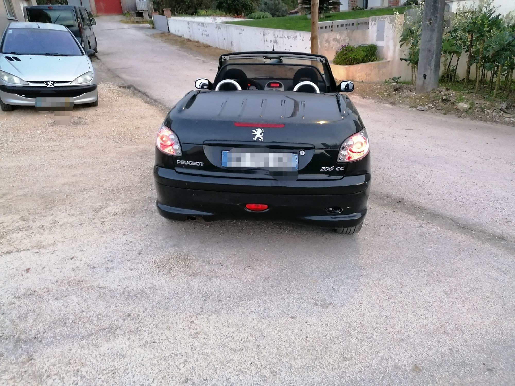 Peugeot 206 cc só peças também reparo capotas