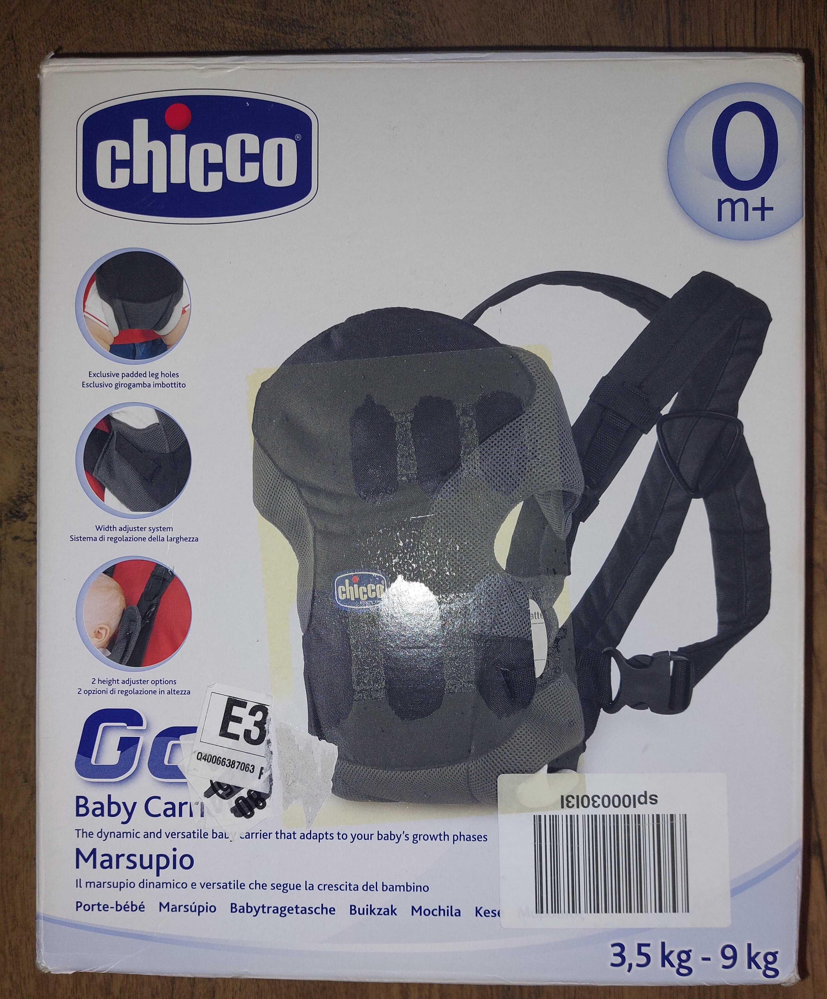 Nosidło Chicco Babytrage GO 3,5-9 KG