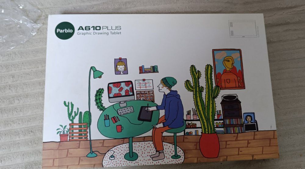 Графічний планшет Parblo A610 Plus, б/у