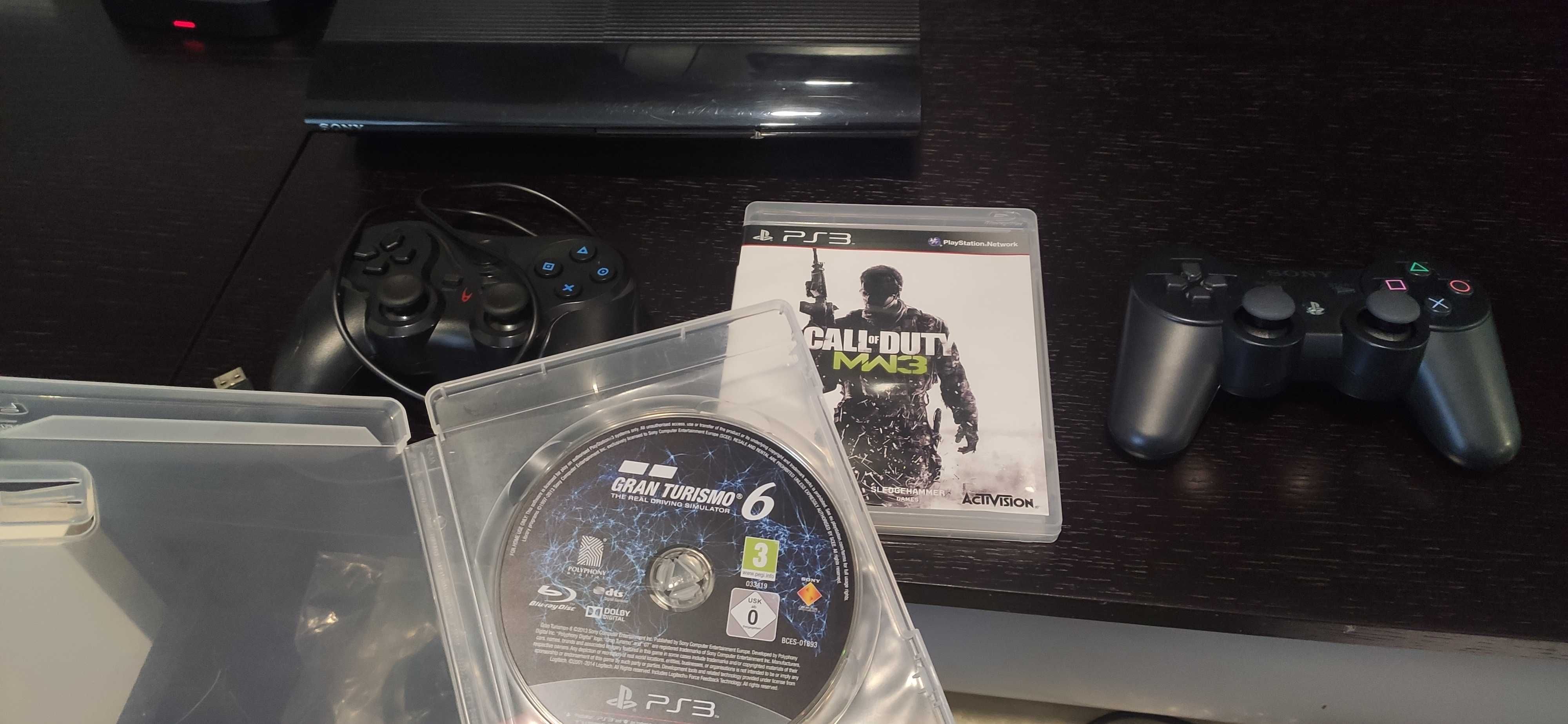 PlayStation 3 12gb como nova + comandos + 2 jogos