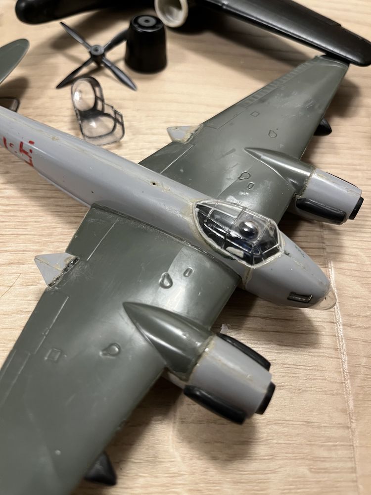 Złom modelarski Novo P-61 Matchbox Mosquito Plasticard TU-2