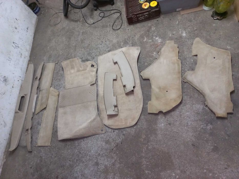 mercedes A W 124 cabrio dach środek tapicerka dywan osłona wykładzina