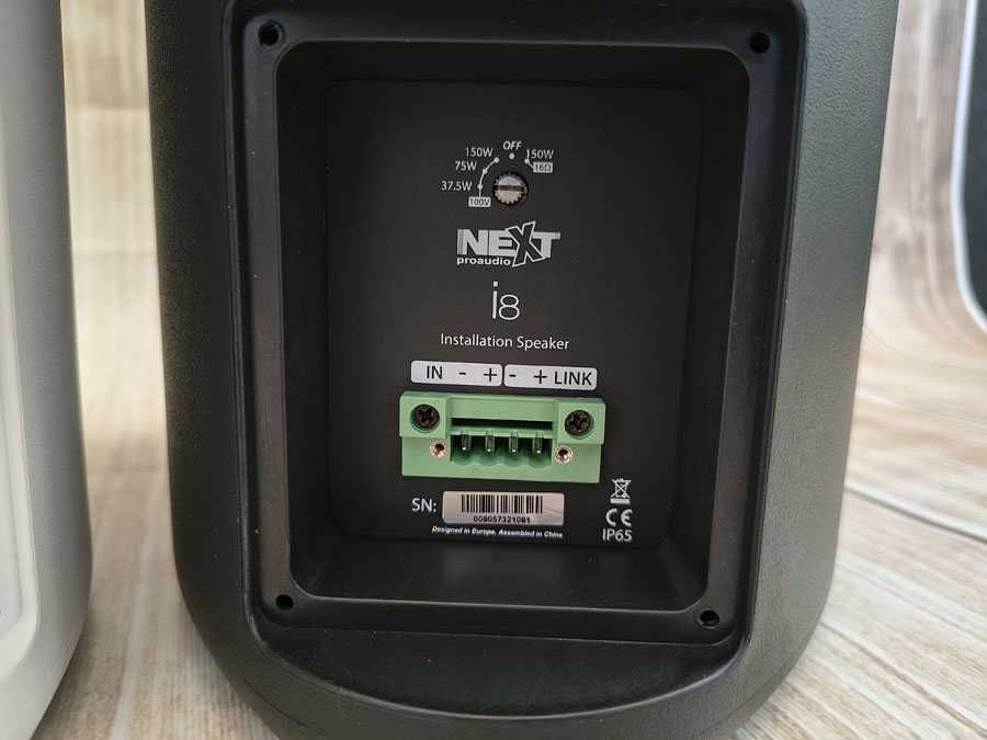 NEXT i8 Mocne Potężne Głośniki 2-Drożne 300W 60-18.000Hz 16Ohm 119dB