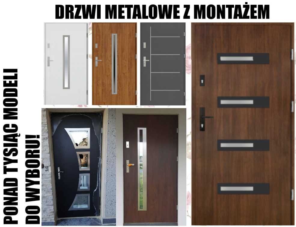 Drzwi z montażem drzwi zewnętrzne wejściowe do mieszkań bloku ciche