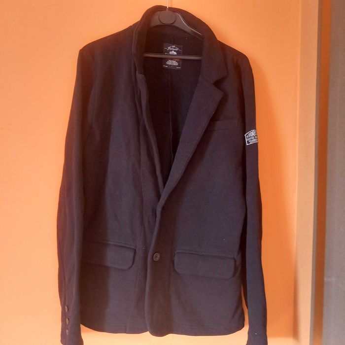 męska marynarka dresowa house czarna