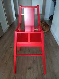 Krzesełko czerwone Ikea