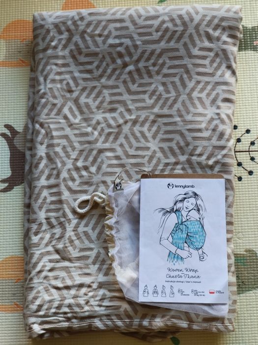 Chusta  lennylamb, tkana, splot żakardowy, wiskoza bambusowa