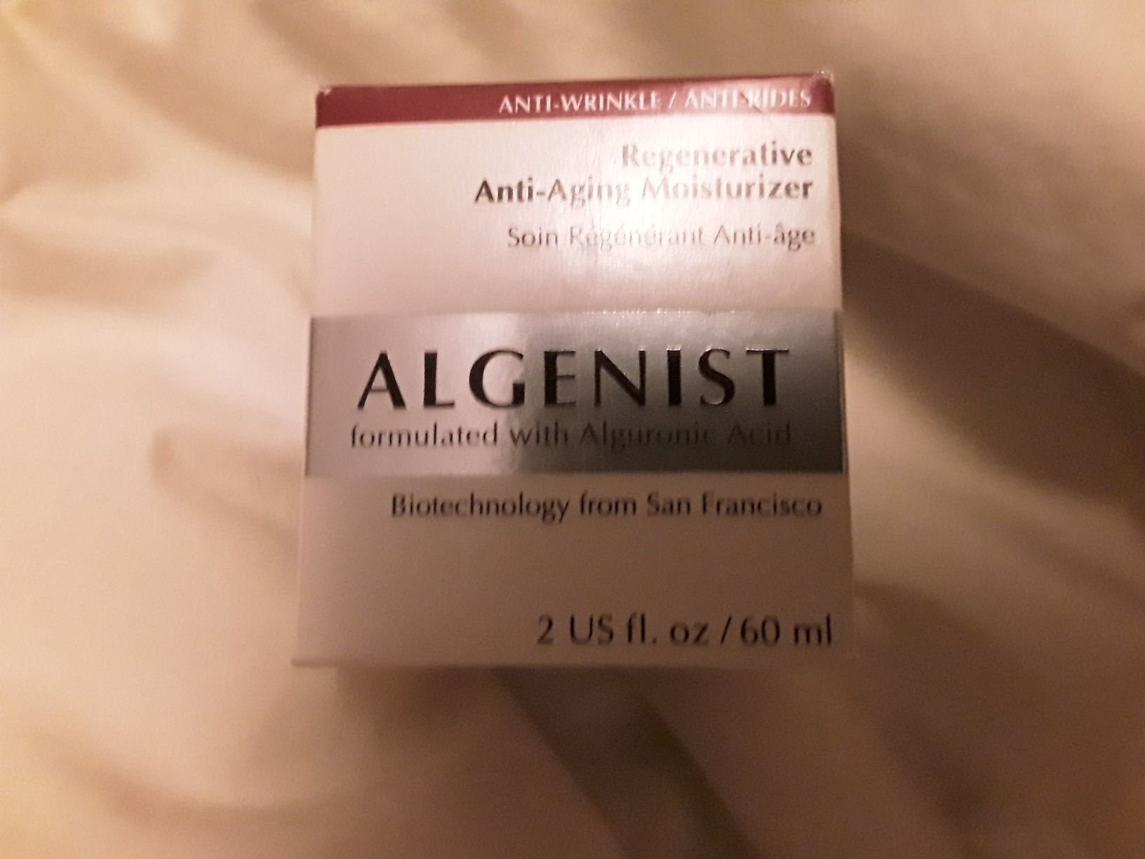 Algenist. Creme Regenerativo anti-idade. Novo. Selado.