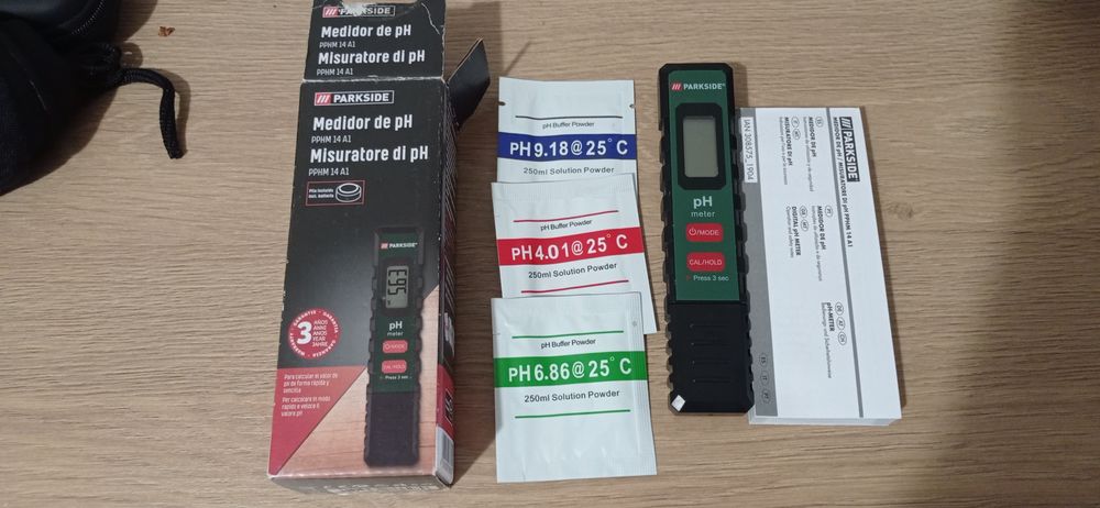 Medidores digitais de PH, TDS e EC do solo e água