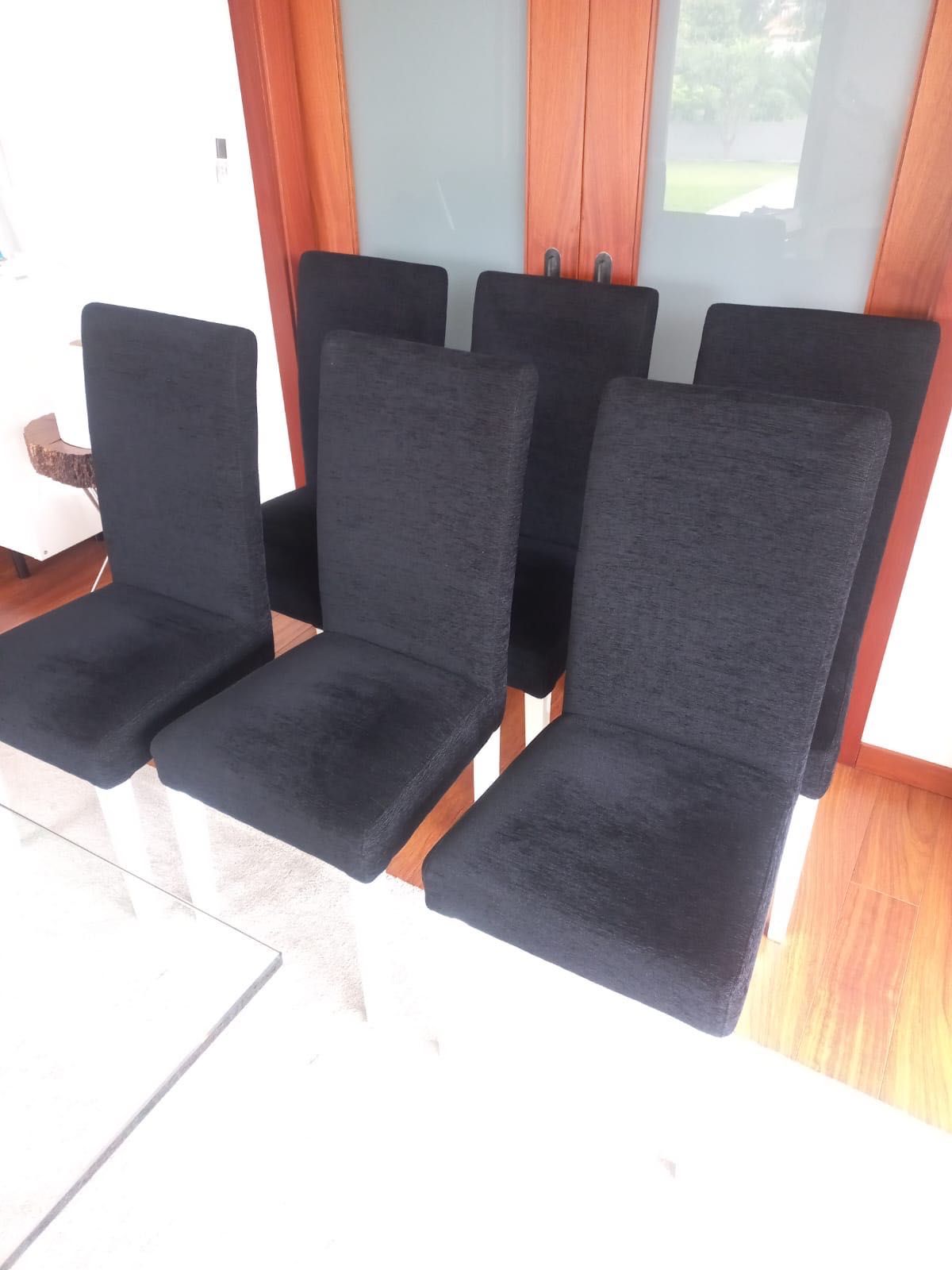 Mesa jantar tampo em vidro