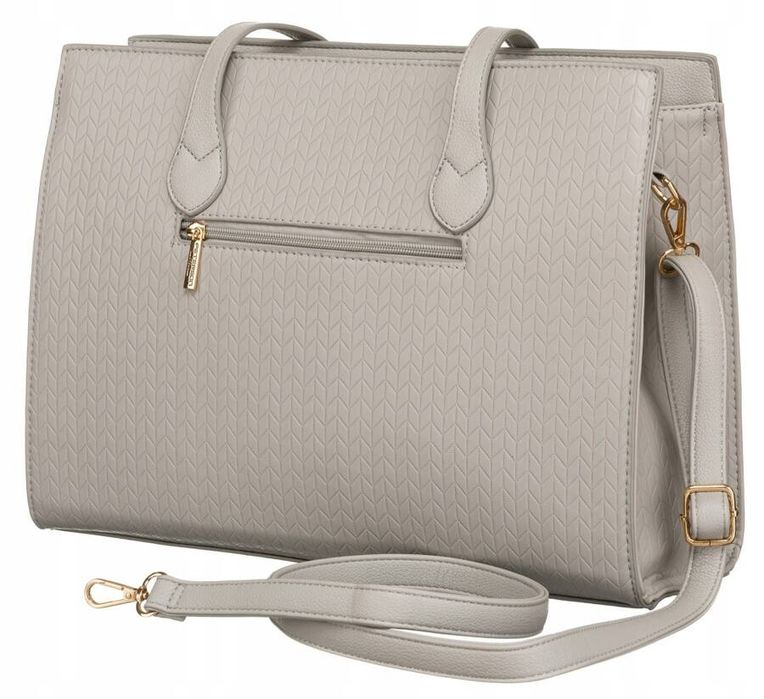 stylowa torebka damska z odpinanym paskiem - peterson