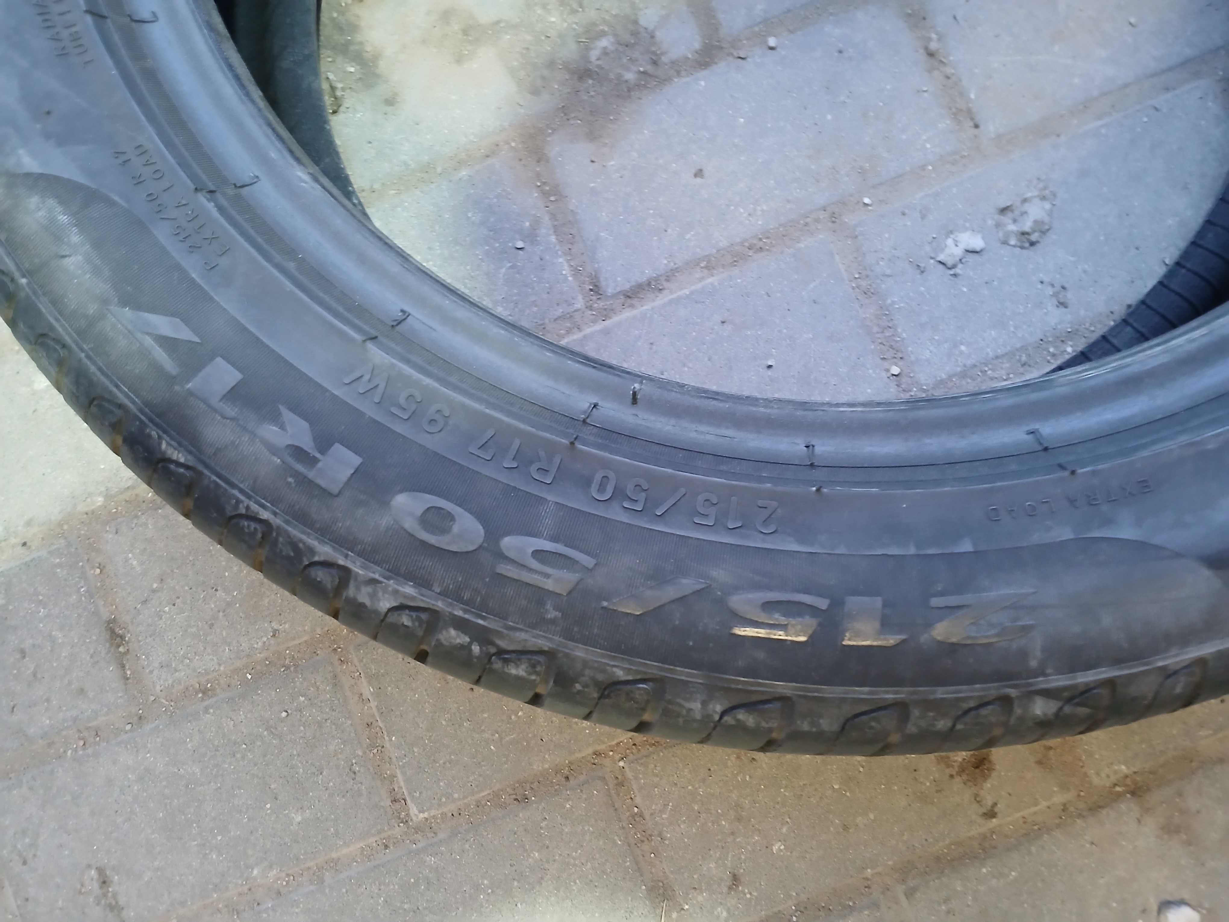 4x używane opony letnie 215/50 R17 Pirelli Gwarancja Montaż