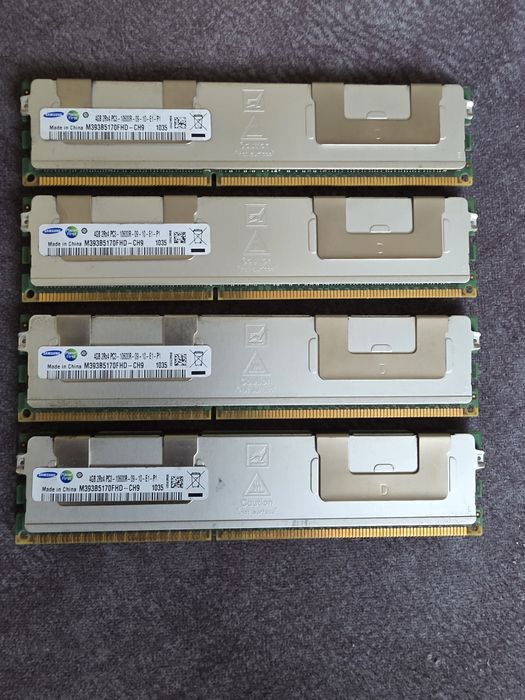 4x 4GB M393B5170FHD-CH9 DDR3-1333Mhz Ecc Registered