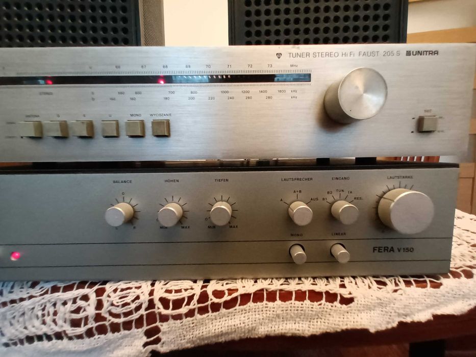 Unitra Tuner Faust 205 S przestrojony UKF 88-108+ Fera V 150 NOWA CENA