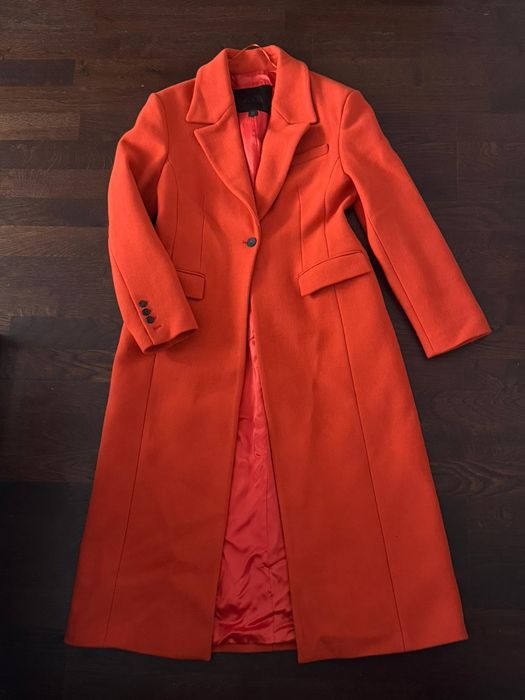 Plaszcz zara pomaranczowy XS 749 zl okazja !