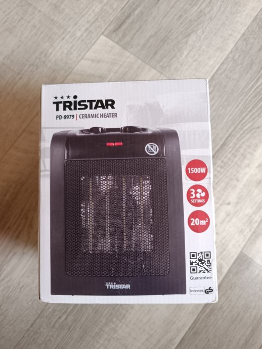 Nowy ceramiczny grzejnik Tristar PD-8979, 1500W,  3 tryby ogrzewanie