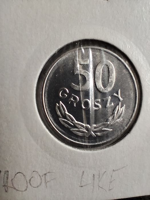 50 gr 1985r proof like rarytas bardzo rzadka moneta prl.