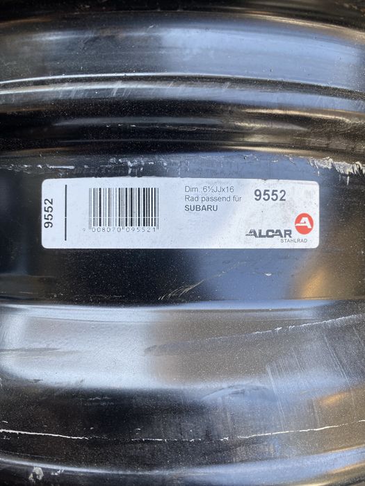 Діски 5 100R16 Subaru