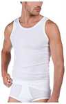 Męski Podkoszulek HUBER De Luxe Achselshirt Bawełniany Biały 3XL