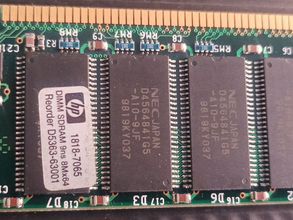 Pack 4 placas memória RAM SIMM+DIMM