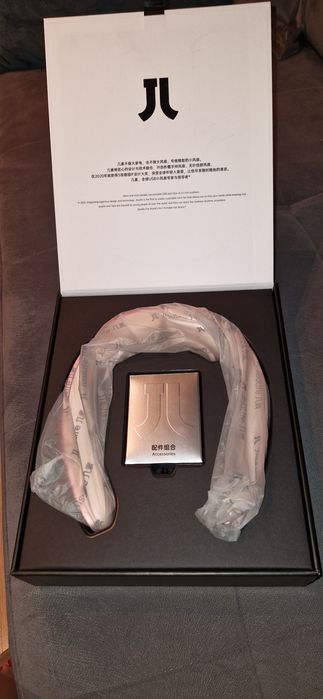 Wentylator Na Szyję JISULIFE Bezłopatkowy LED 100 Biegów USB 5000mAh