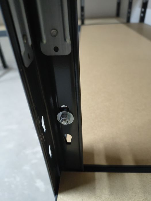 Regał Magazynowy, Zatrzaskowy Nit-klick 180x150x60 cm 4P/400 kg Grafit