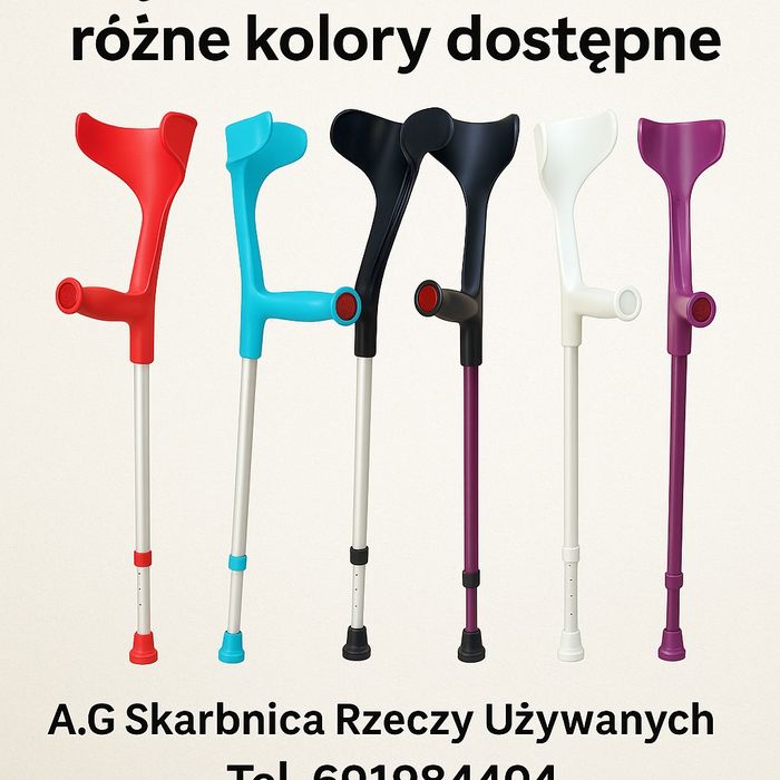 Kule ortopedyczne czarne możliwa  szybka wysyłka