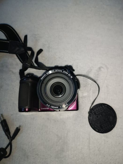 Aparat Nikon Coolpix B500 w kolorze fioletowym