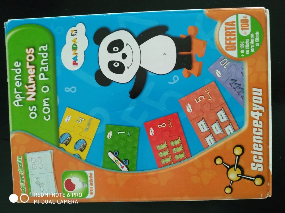 Jogo Escrita + Jogo Panda + Puzzle