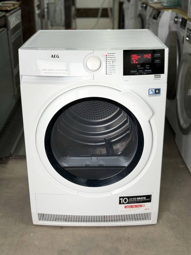 AEG T8DB66580 — сушильна машина 8 кг з тепловим насосом, преміум клас