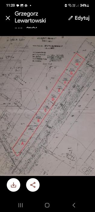 Sprzedam działkę inwestycyjną w Borowej Górze