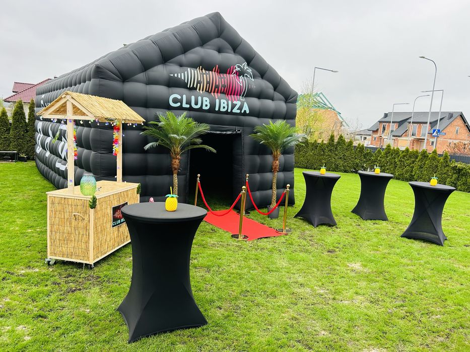 Wynajmę mobilny dmuchany namiot imprezowy
