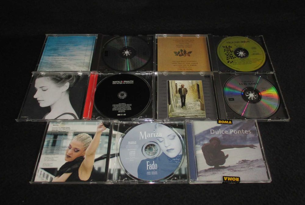 Conjunto de CD Música Portuguesa Fado Dulce Pontes Mariza