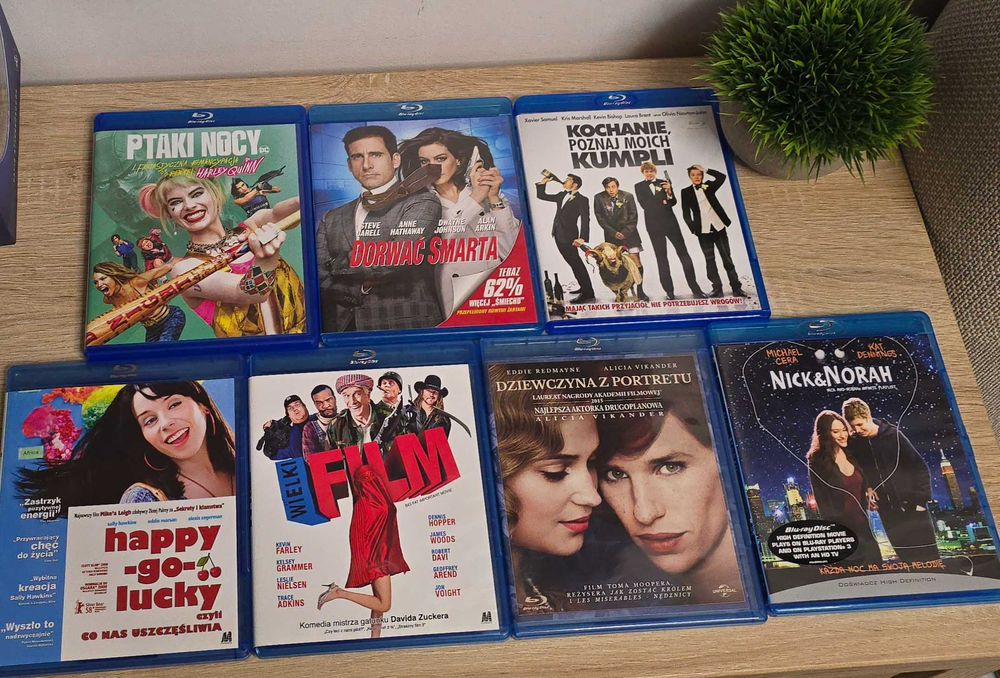 Kolekcja 7 filmów na Bluray, Polskie wydania, stan bardzo dobry