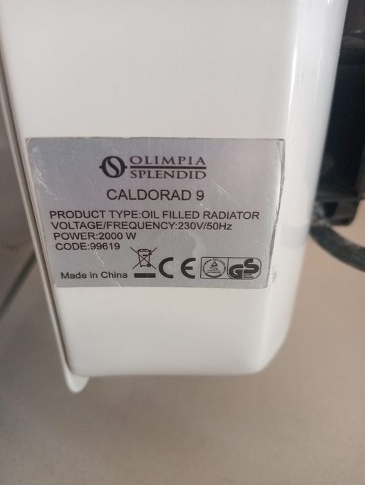 Radiador elétrico Caldorad 9 Olimpia Spendid