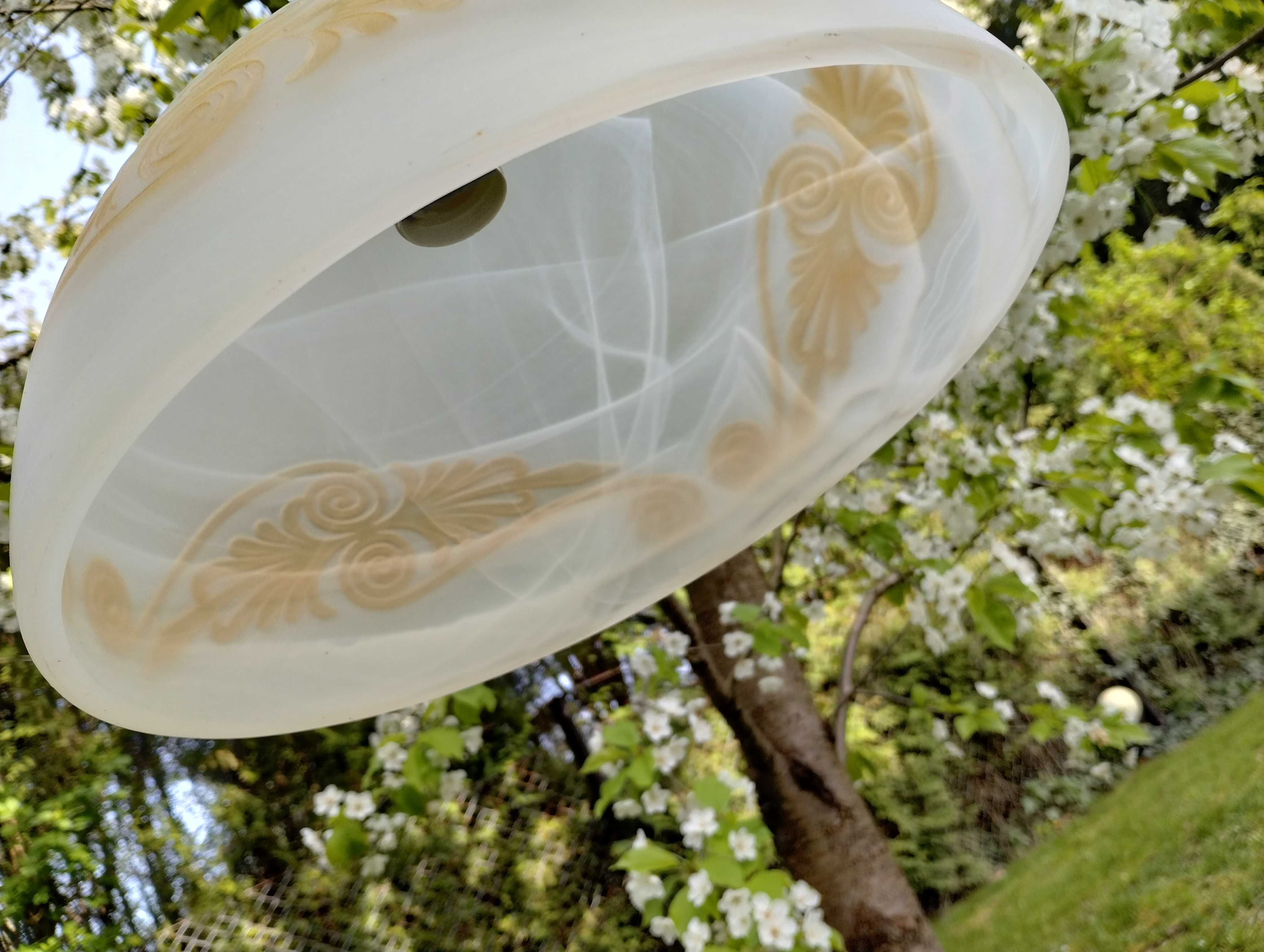 Lampa Wisząca Szklany Klosz