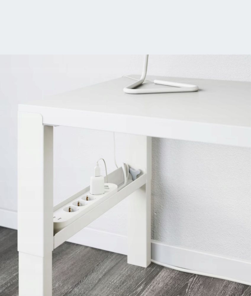 Biurko Pahl regulowane i krzesło vimund ikea