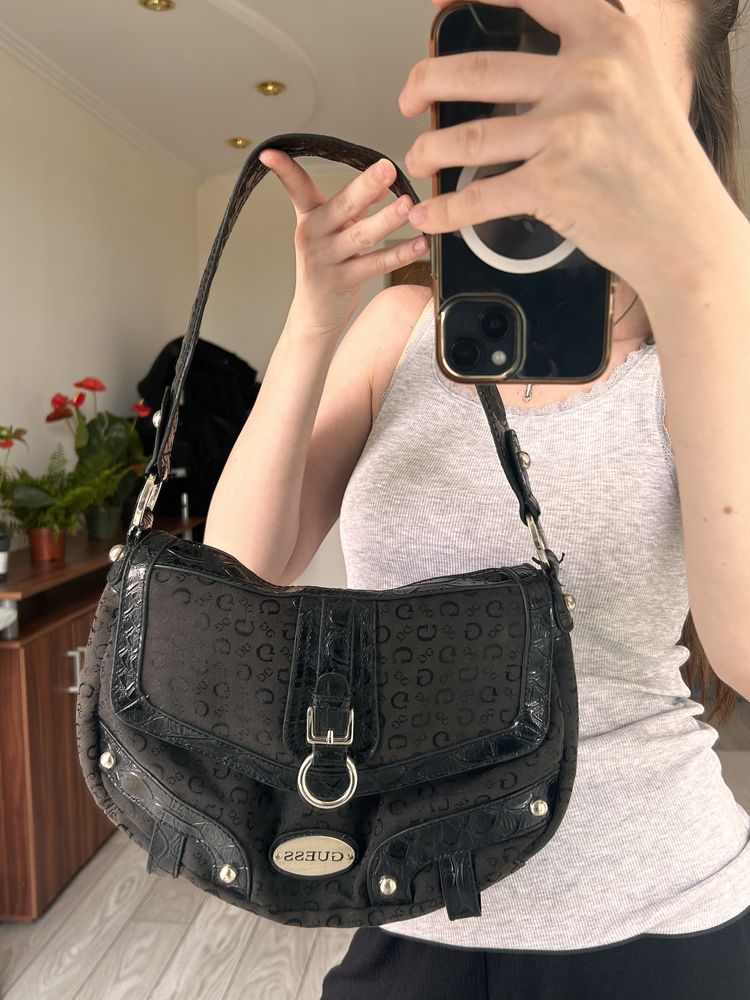 Вінтажна сумка Guess на плече
