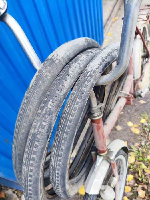 Stary rower Wigry + 4 opony