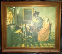 Obraz na płótnie "Kielich Wina" Jan Vermeer