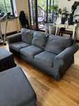 Komplet wypoczynkowy EKTORP Sofa 3 osob. + 2podnózki