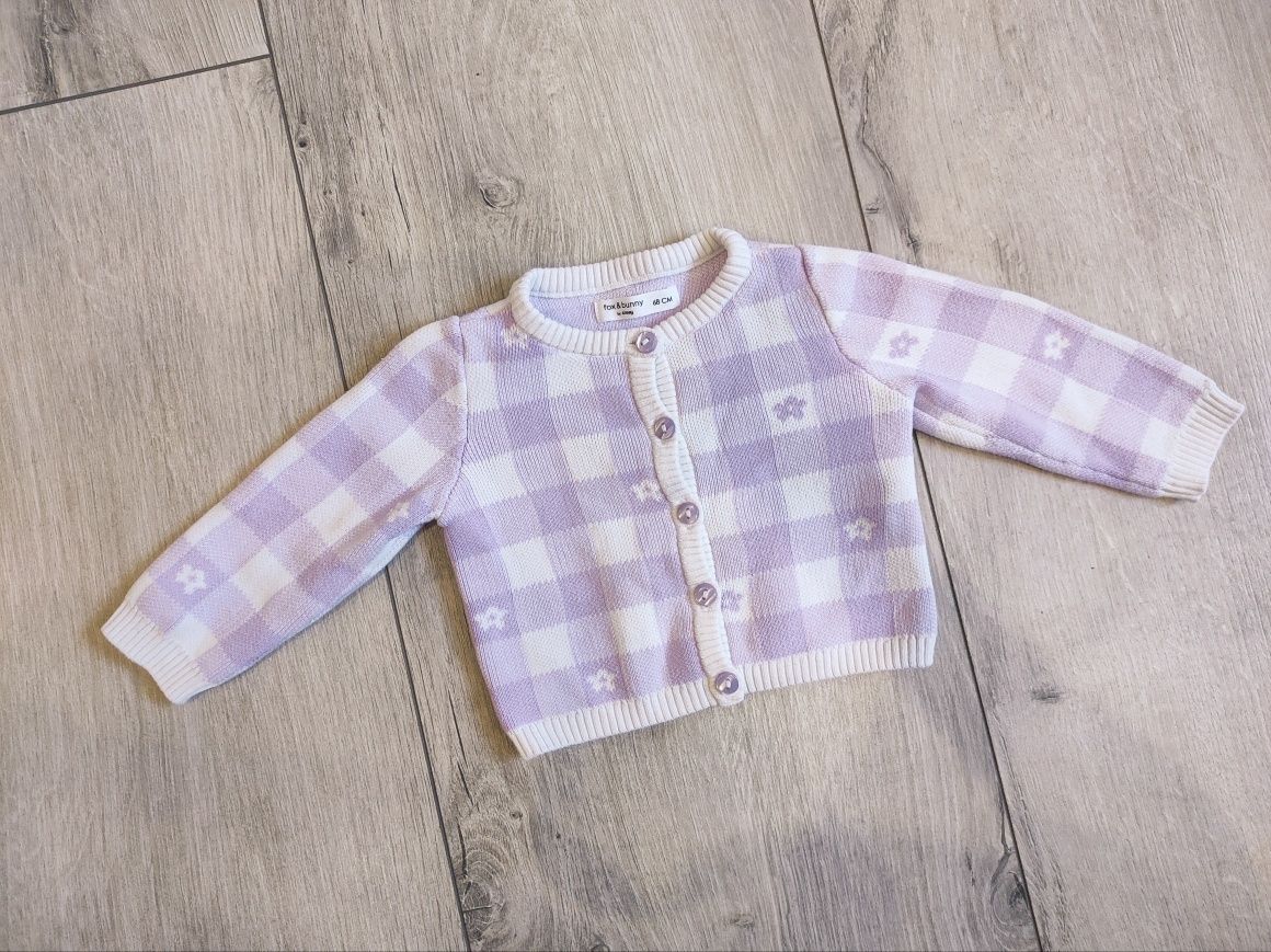 NOWY sweter kardigan niemowlęcy zapinany