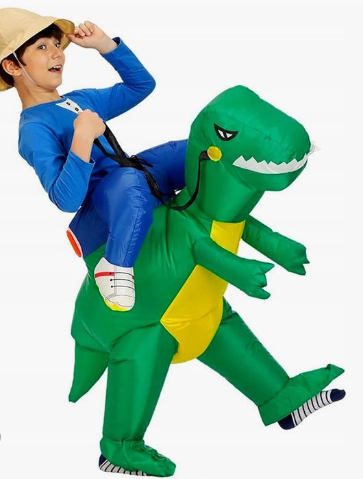 Kostium strój przebranie Dino Dinozaur Jeździć na baranach dla dzieci