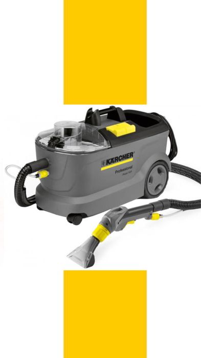 Оренда миючого пилососа, ХІМЧИСТКА, хімчистка авто, Karcher Puzzi 10/1