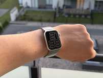 Apple watch 5 44mm srebrny bransoleta