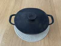 Panela ferro fundido indução e forno 5L