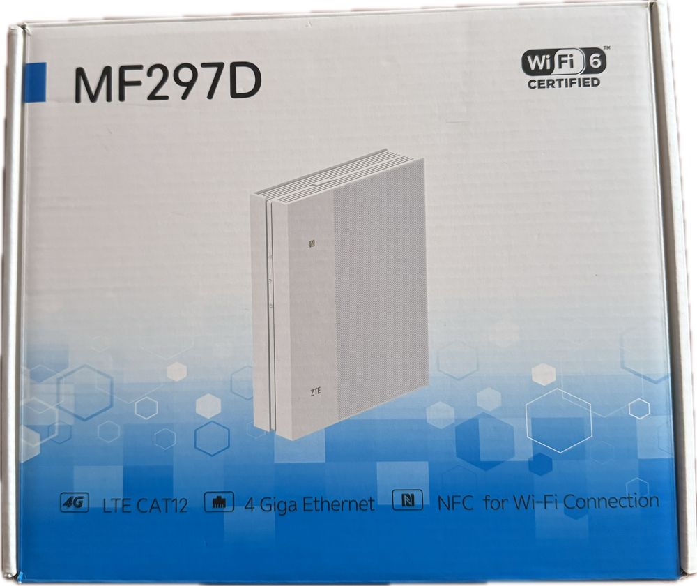 Router stacjonarny ZTE MF297D LTE kat. 12 WiFi 6
