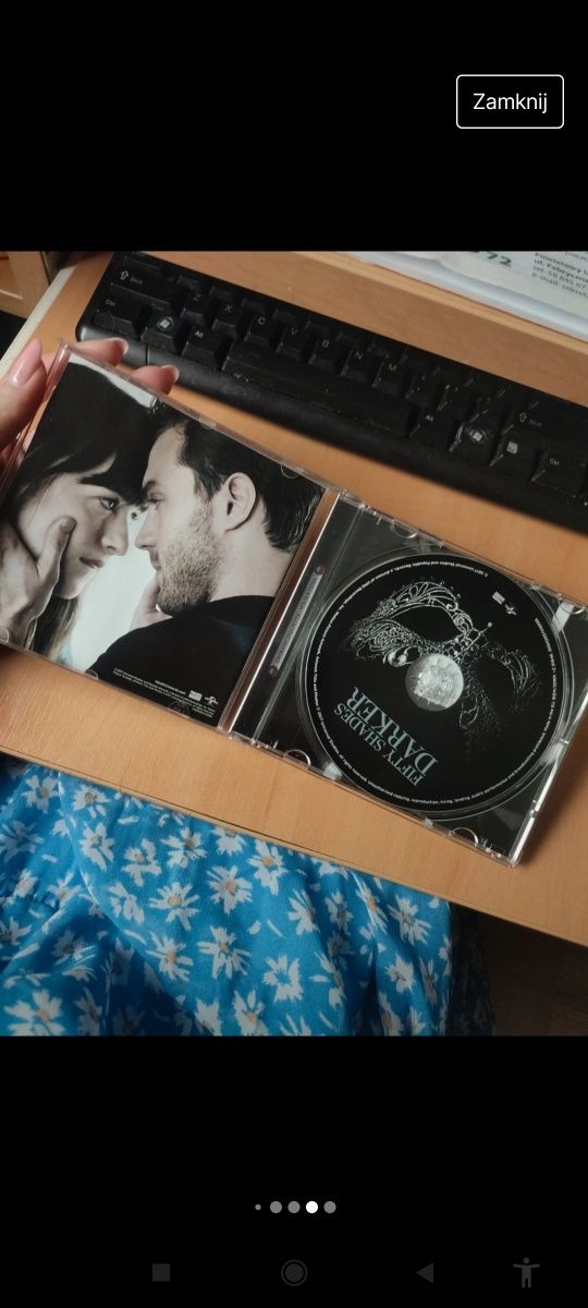 płyta CD soundtracku do filmu „Fifty Shades Darker”